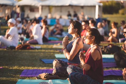 OM FEST Yoga Meditation Festival 2019 on The Lawn at Downtown Summerlin® Meditation